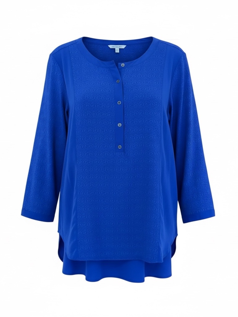 Calvin Klein Cobalt Blue Textured Tunic Sz large
